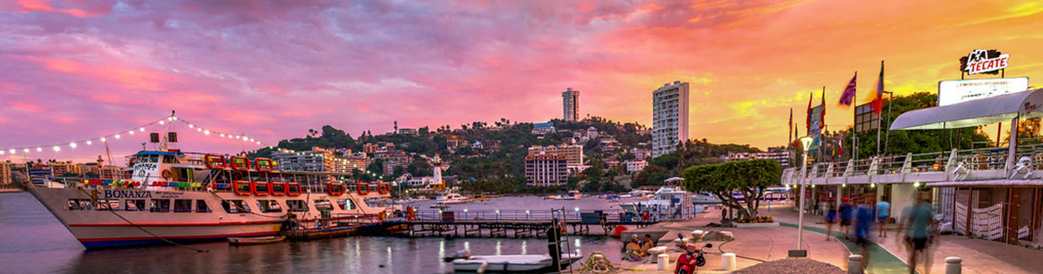 Paseo del pescador en Acapulco